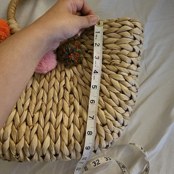 Women's Woven Beach Bag - Picture 4 of 5